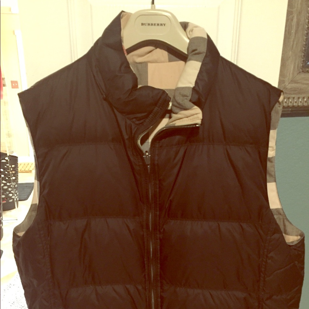 Burberry Puffer Vest Reverseable